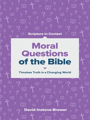 cover image of Moral Questions of the Bible
